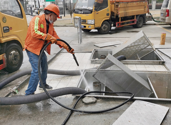 公坡镇隔油池清理